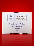 Le Fonti Awards тұжырымы бойынша 2017 жылдың Ең инновациялық Форекс брокері